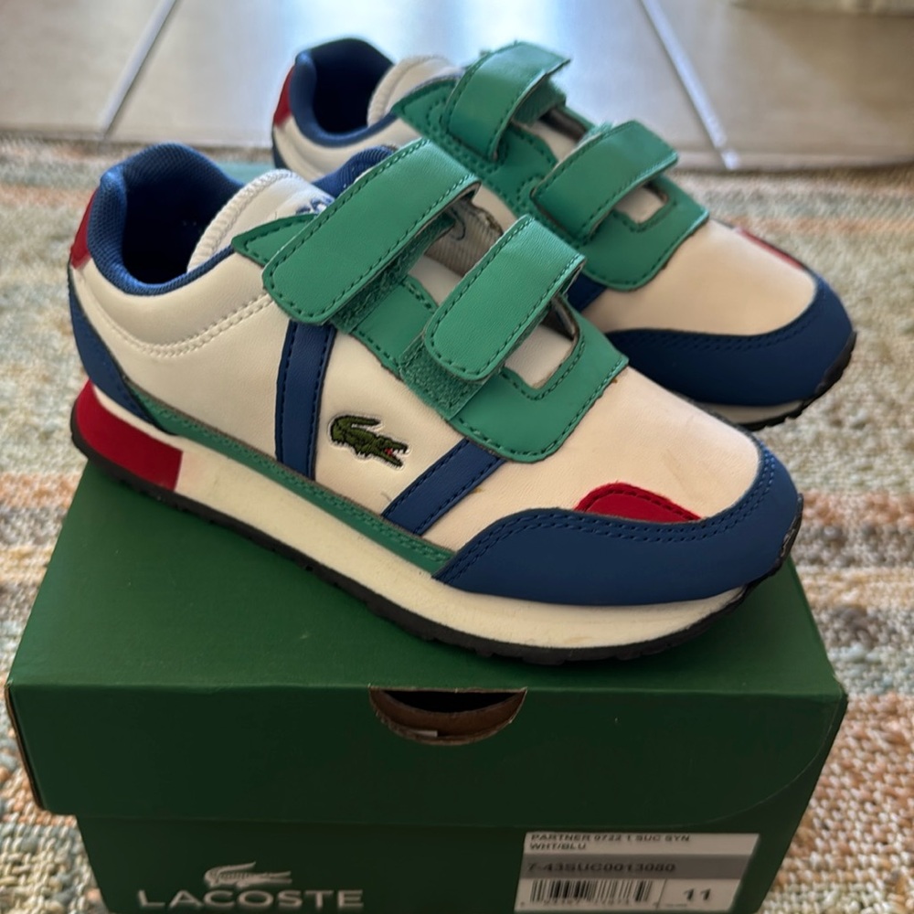 Lacoste Kids Sneakers Size:11